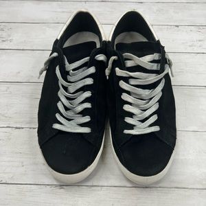 Golden Goose Men’s 42 EU / 9 US Black Suede Superstar Low Top Shoes
